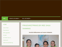 Tablet Screenshot of praxis-dr.shammas.de